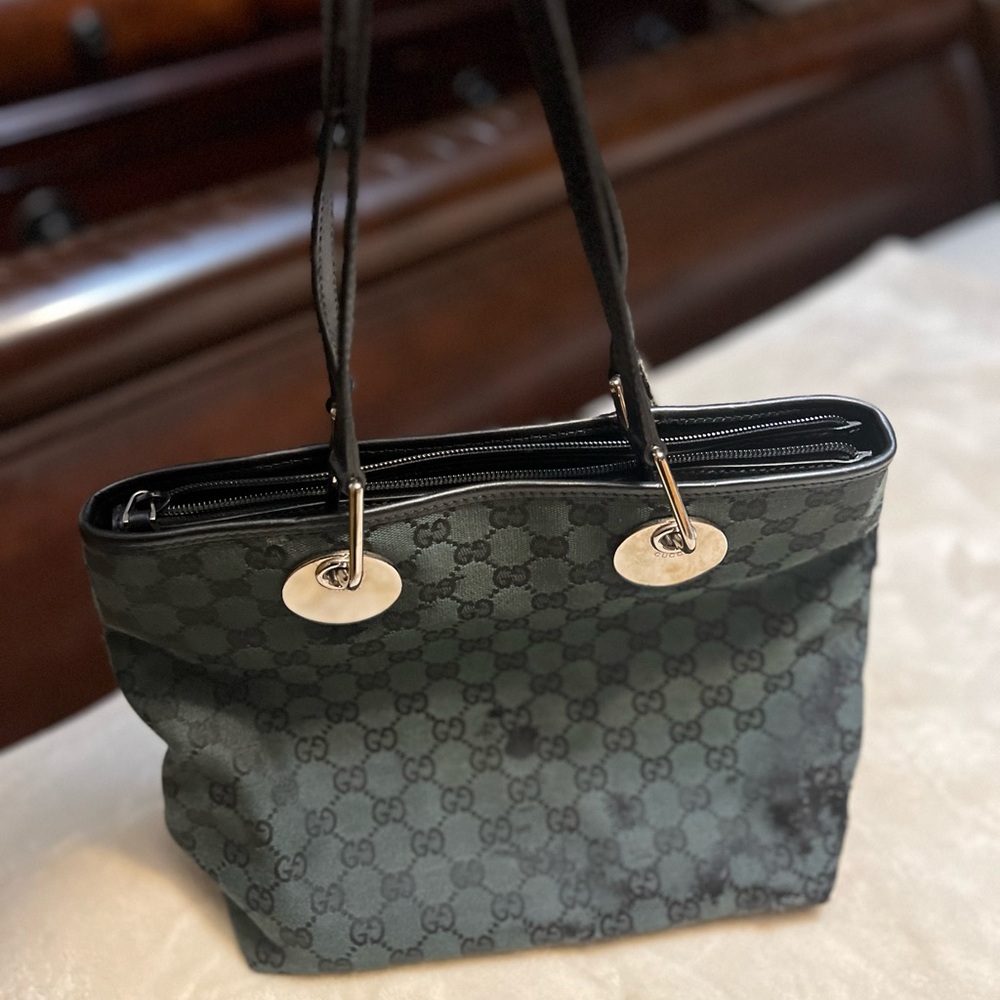 Authentic Vintage Gucci Eclipse Monogram Tote - image 1